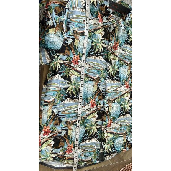 Tommy Bahama Coconut Point Tropical Surf Hawaiian Button Down Shirt Mens Medium - Picture 8 of 8